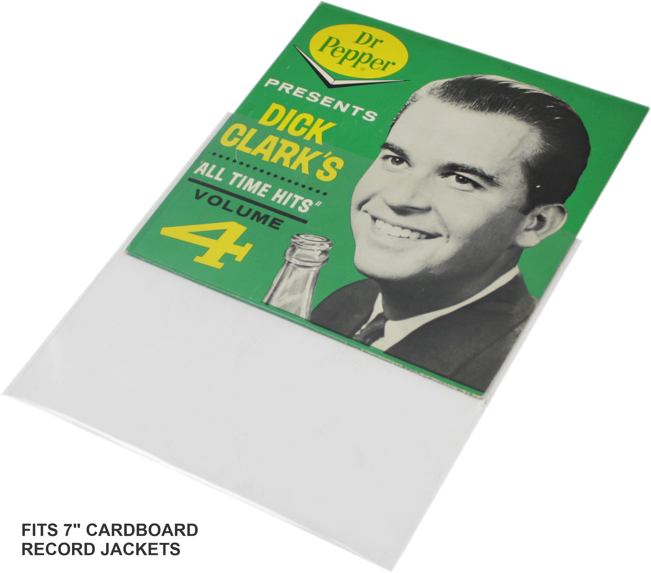 Square Deal Recordings & Supplies – Acessório de música por atacado – Capas Externas para Discos de 7" Slim Fit - Polietileno - 3 Mil5