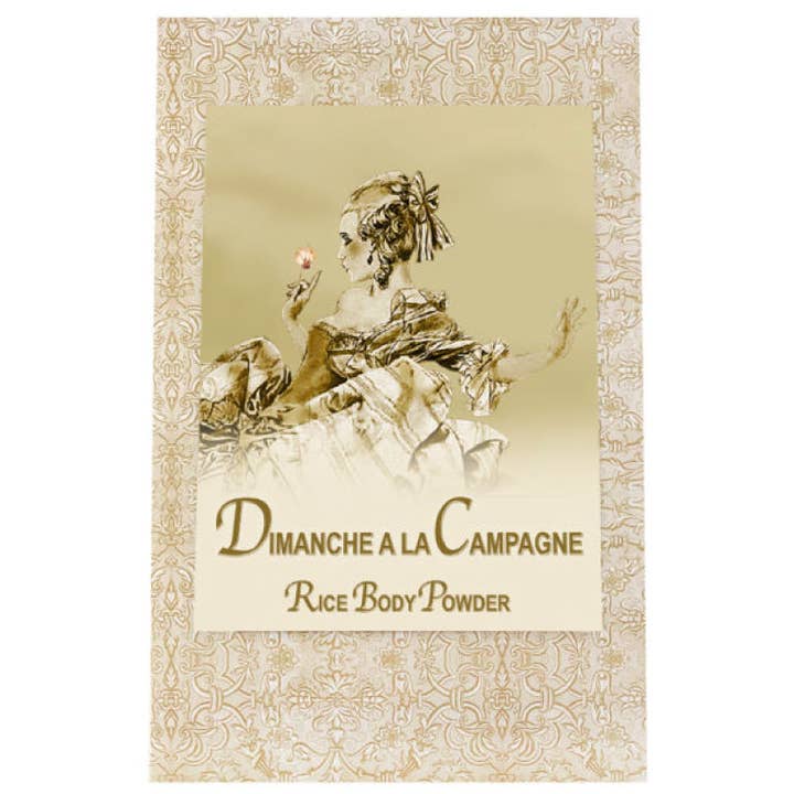 Recarga de Pó Corporal de Arroz Dimanche à la Campagne 8oz. por atacado de La Bouquetiere French Collections