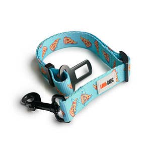 Drippy Pizza Dog Seat Belt for wholesale by Luva-Bullz