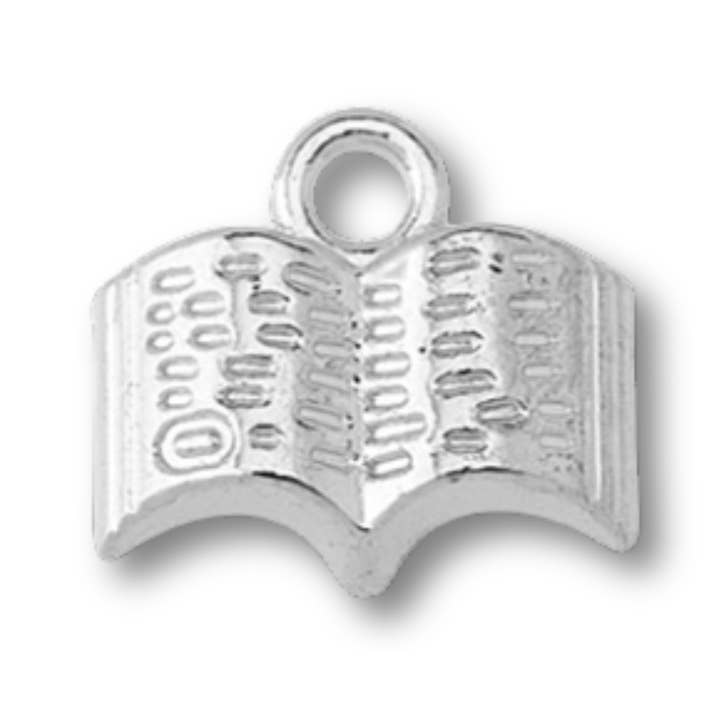 Book Silver Charm for wholesale by Love, Paige Designs