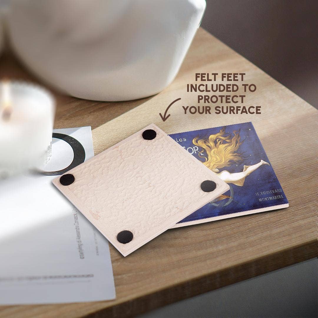 3dRose - Wholesale Coasters - 3dRose, Vintage Cycles Gladiator French Bicycle Advertising Poster, Coaster3