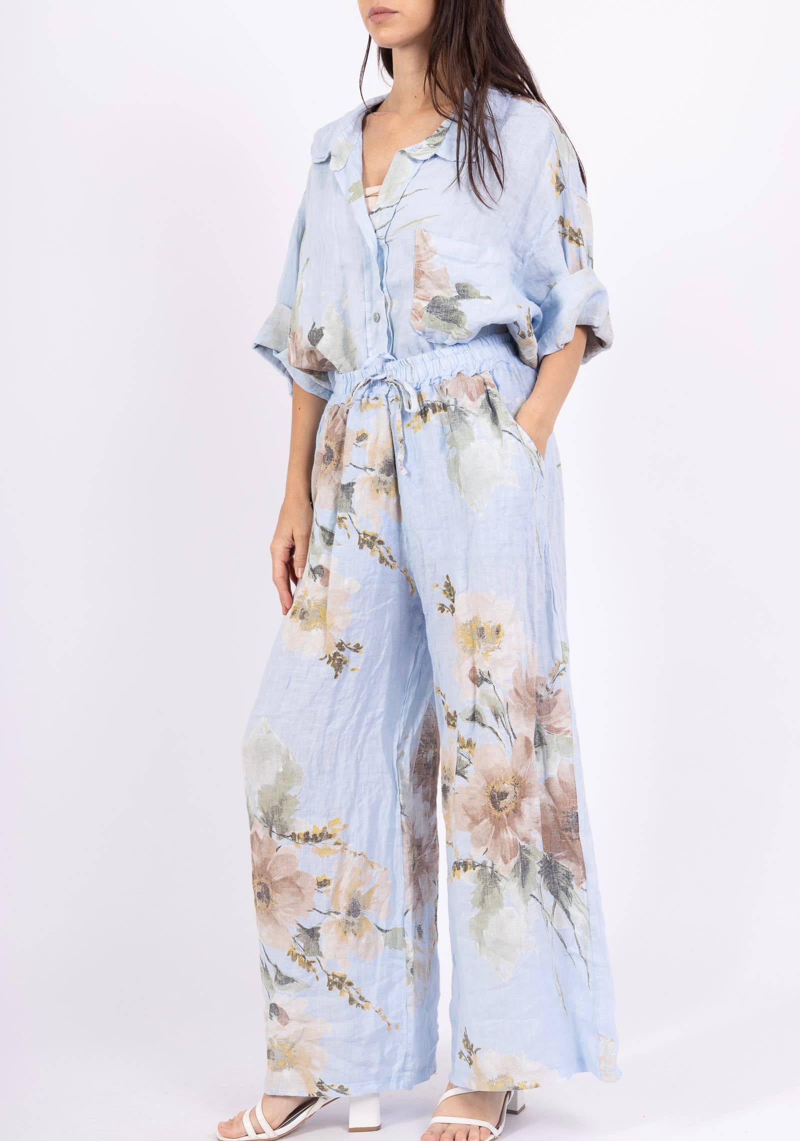 LINEN & COTTON HOUSE - Wholesale Jumpsuit - Women's - SET 100% LINEN 350 + 529914