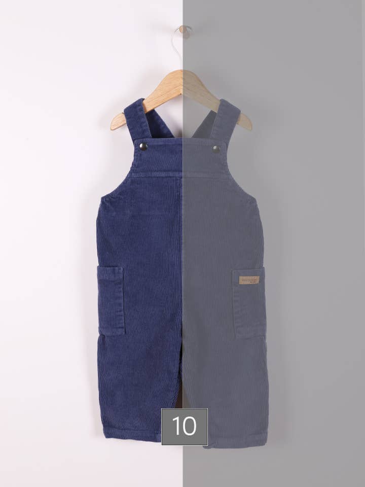 Bombazine dungarees | SCHOOL AND FUN for wholesale by Wedoble: sustainable children's fashion