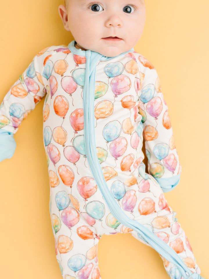 Little One Shop - Wholesale Clothing Set - Baby - Party Balloons Bamboo Sleeper