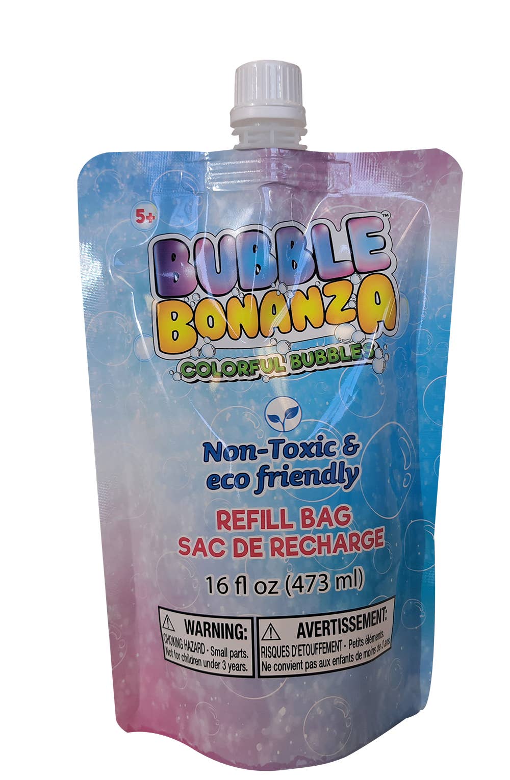 Wishbone Products - Wholesale Bubble Wand - Kids - Bubble Bonanza Lots of Bubbles Refill Solution Bag 16 oz