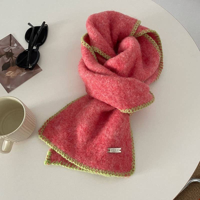 kycozy - Wholesale Scarf - Women's - Wool Blend Colorblock Scarf5