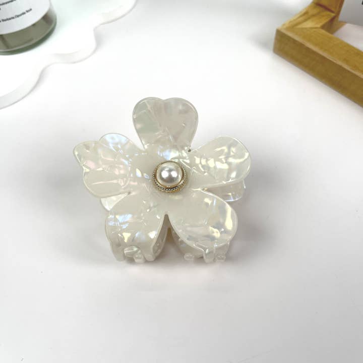 mildstyles - Wholesale Hair Clip - Women's - PVC Flower hair claw clip