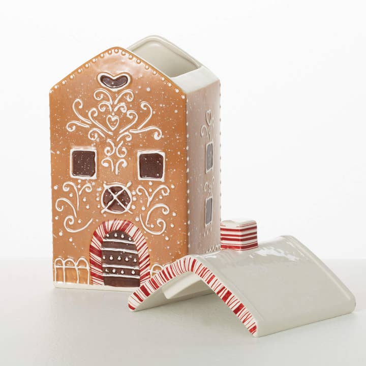 Sullivans Home Decor - Wholesale Cookie Jar - Gingerbread House Cookie Jar