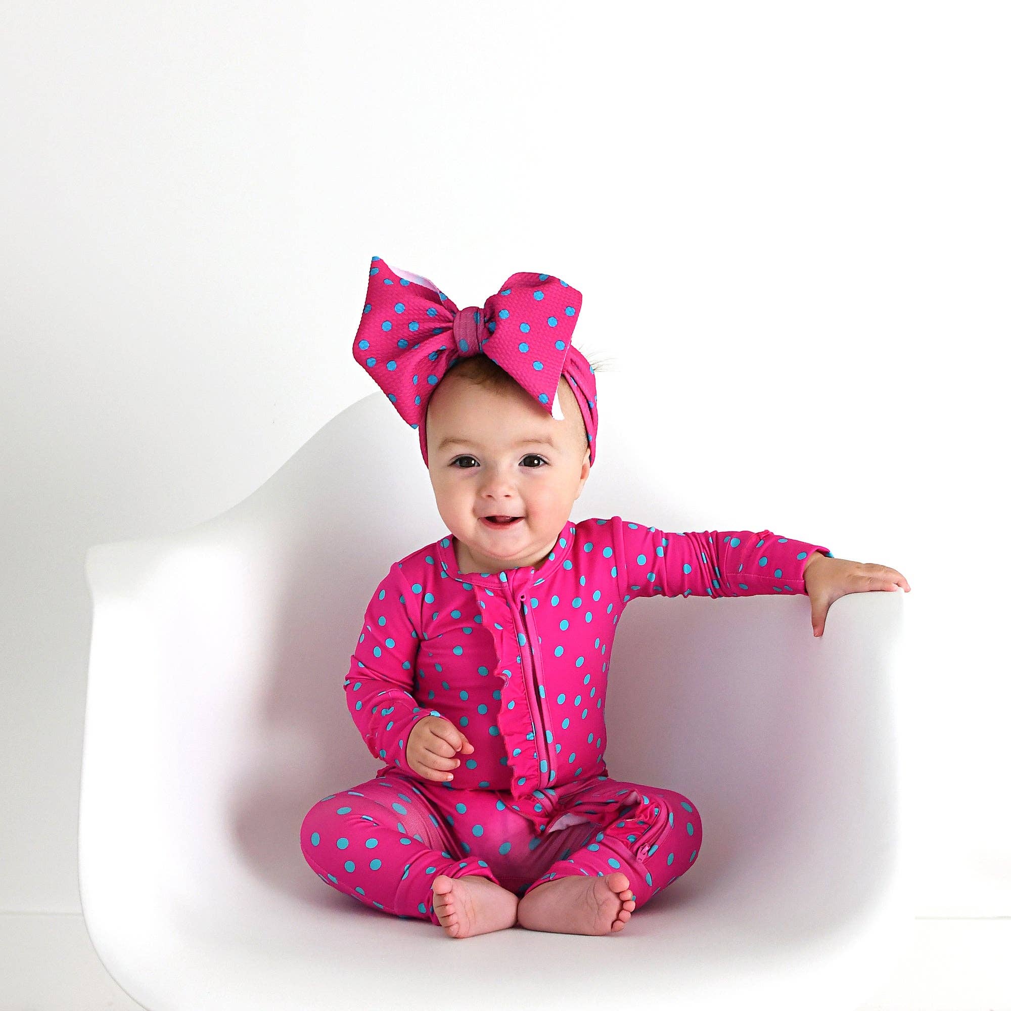 Gigi and Max - Wholesale Fashion Headband - Baby - Evelyn Dot Headwrap Valentines Day Toddler Hair Accessory13