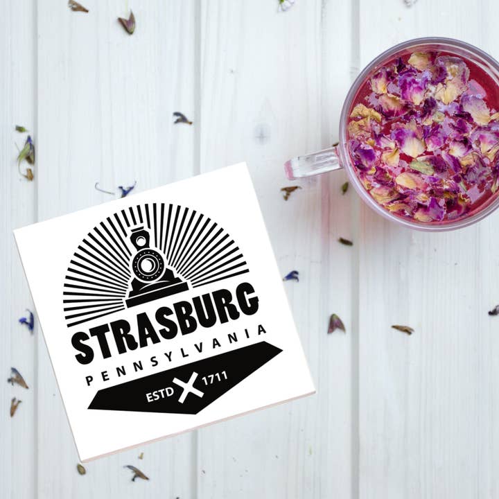 Strasburg PA EST 1711 || Iconic Lancaster County Locations for wholesale by Lucky Mfg. Co.