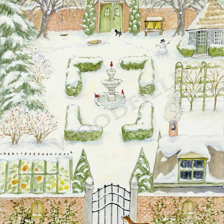 Woodfield Press - Wholesale Advent Calendar - #3027 - Winter Garden Advent Calendar1