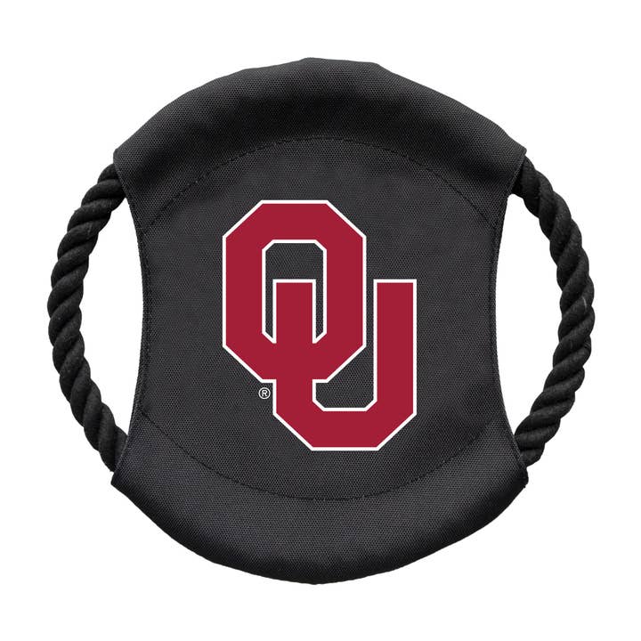 Little Earth Productions - Wholesale Pet Fetch Ball - Dog - NCAA Oklahoma Sooners Team Flying Disc Pet Toy