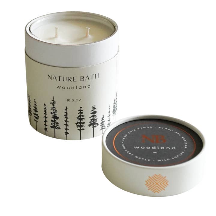 Ethics Supply Co. - Wholesale Jar/Filled Candle - Nature Bath Woodland Candle