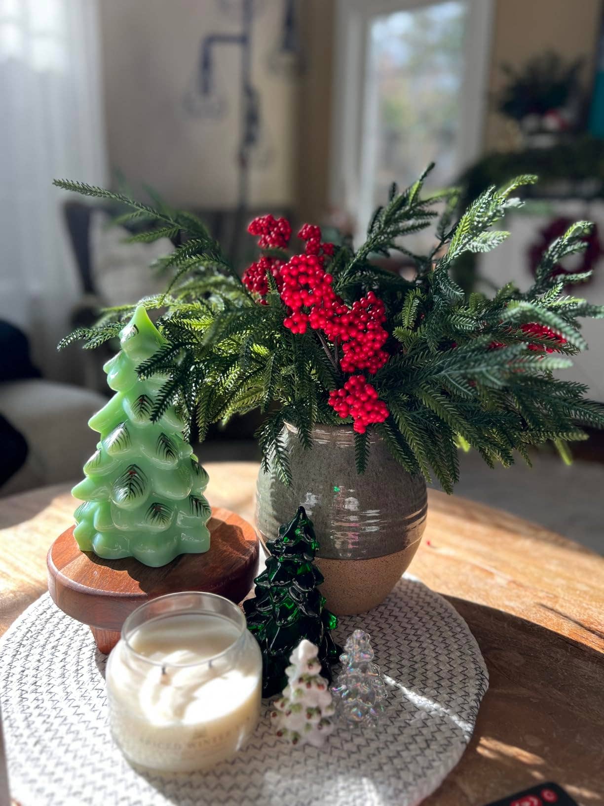 Sweet Home Deco - Wholesale Christmas Decoration - 17‘’T Soft Touch Artificial Winter Pine Evergreen Branch4