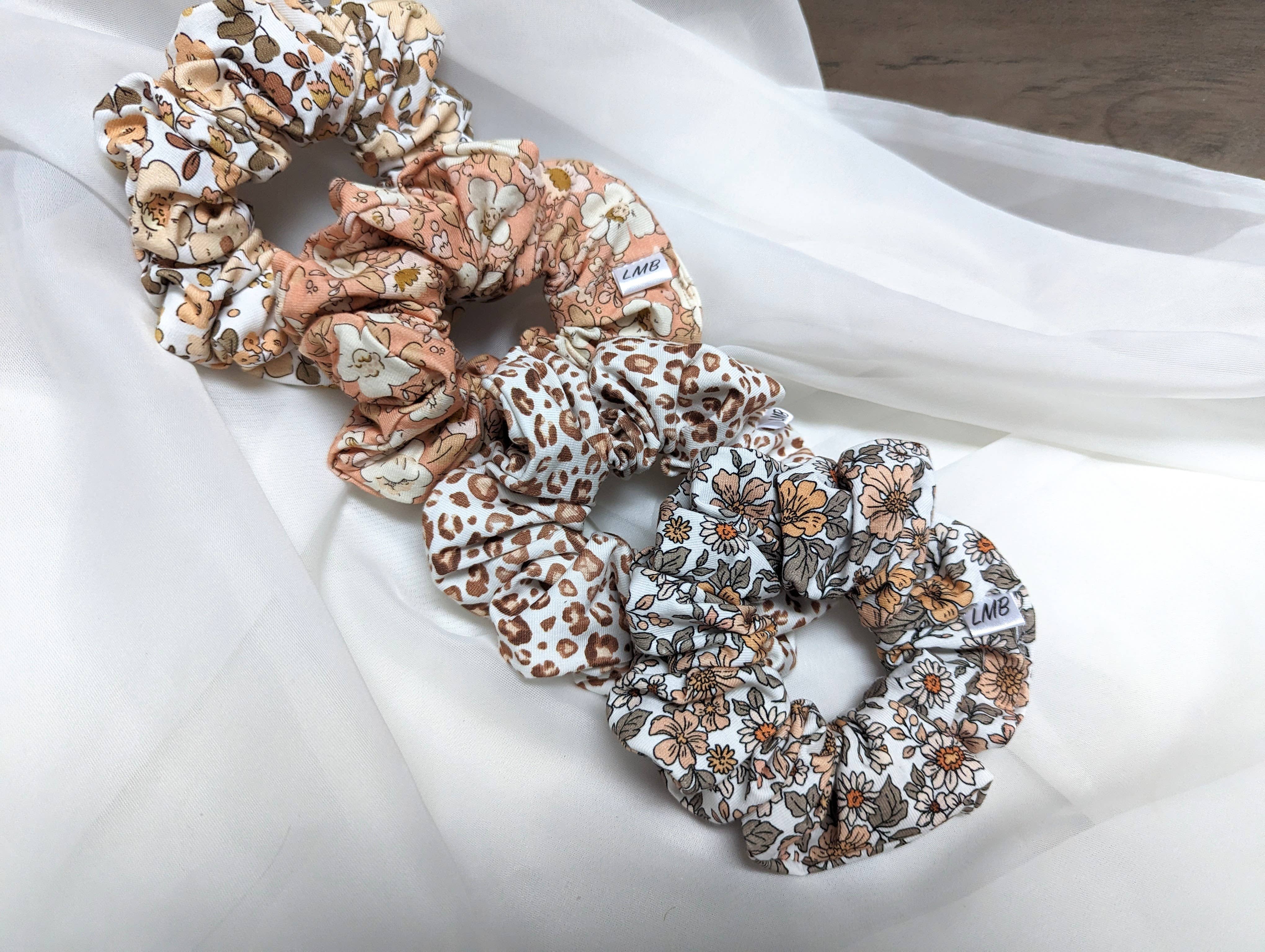 Headband Haven Co. - Wholesale Scrunchie - Women's - Garden Dreams - Autumn Hair Scrunchies1