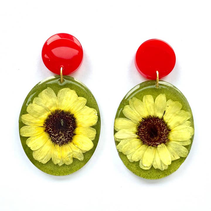 Watermelon Sunbeam Earrings for wholesale by PlantBox