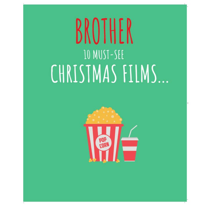 EMOTIONAL RESCUE - Wholesale Christmas Card - Bro Christmas Card, 10 Must See Christmas Films.