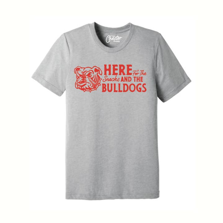 The Chester Drawer - Wholesale Screen Printed T-Shirt - Unisex - Snacks and Bulldogs1