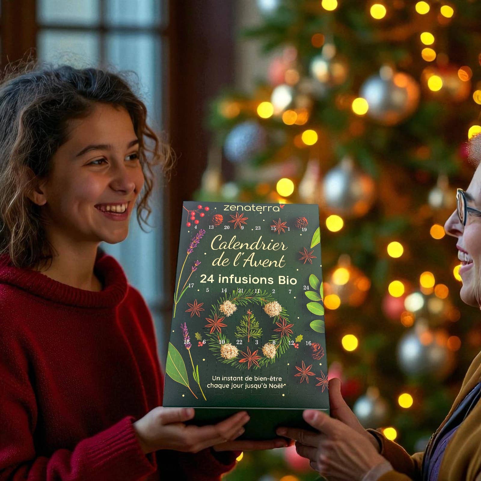 Zen'Arôme - Wholesale Advent Calendar - Advent Calendar 24 Organic Herbal Teas – 100% Natural3