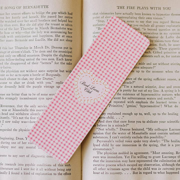 Book Lovers Club Bookmark for wholesale by The Vibrant Book Club