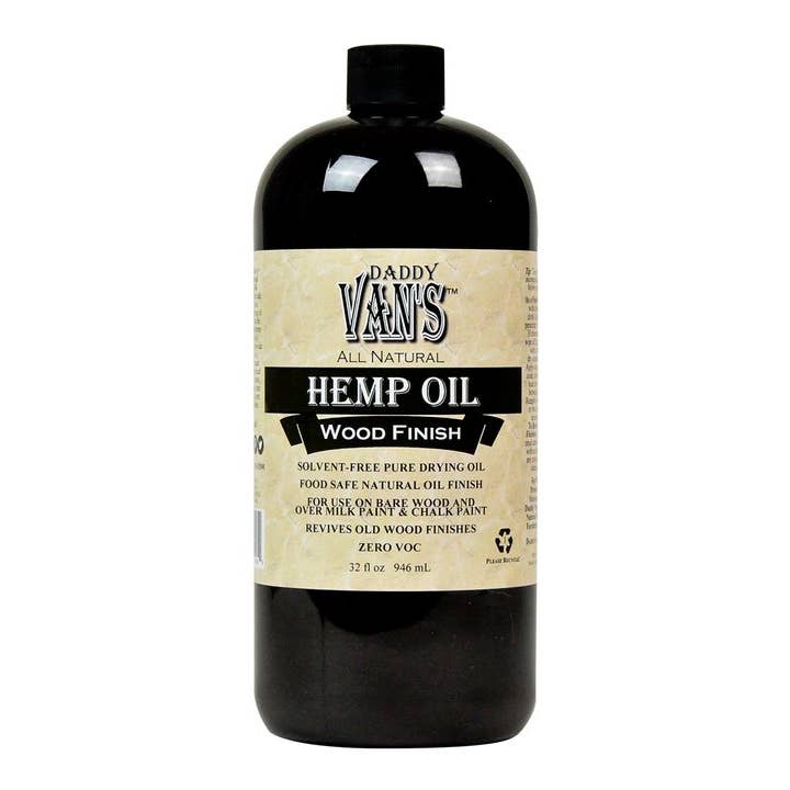 Daddy Van's All Natural Hemp Oil Food Safe Wood Finish 32 Oz for wholesale by Daddy Van's