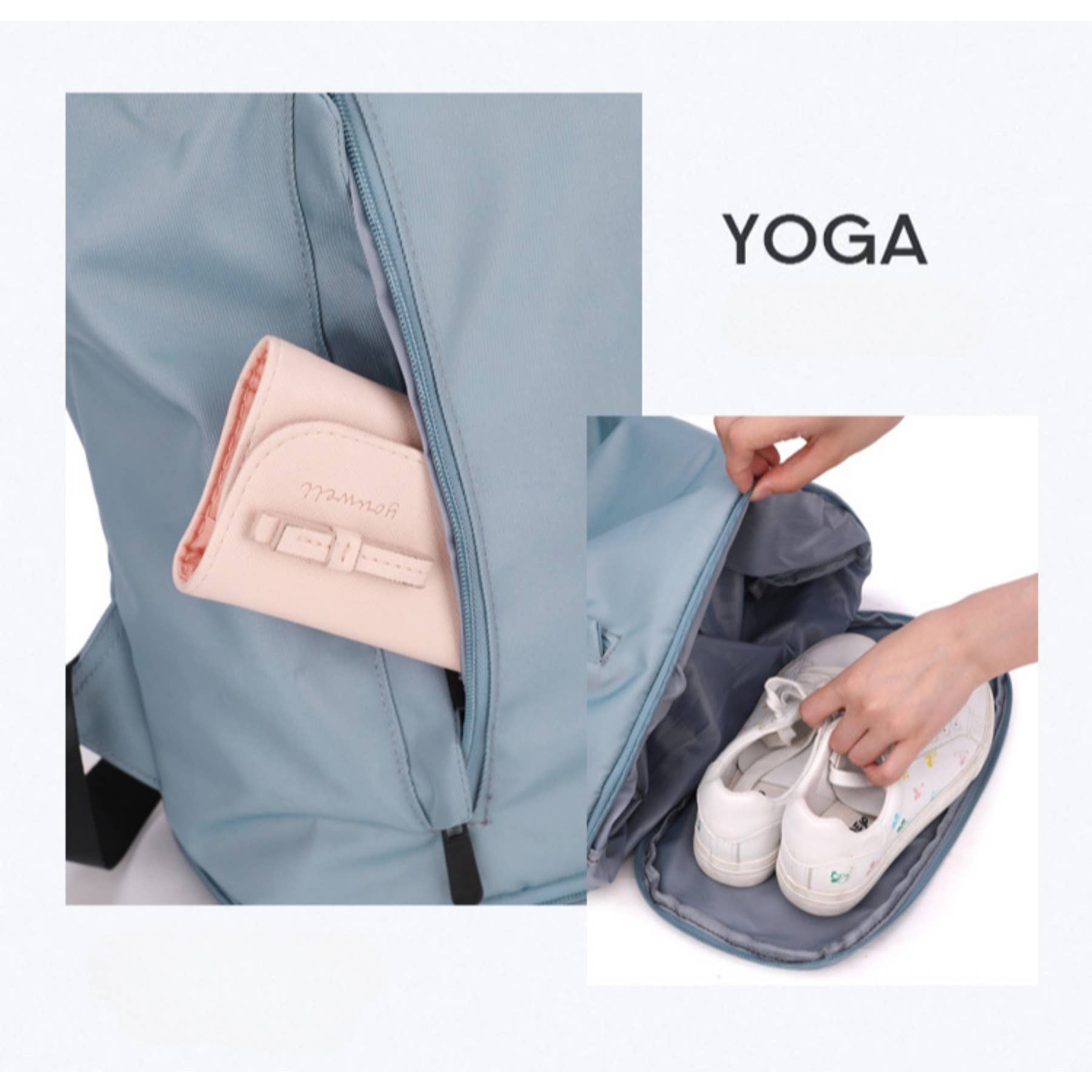 wandf - Wholesale Backpack - Unisex - Dry Wet Separation Swimming Bag with Shoe Compartment10