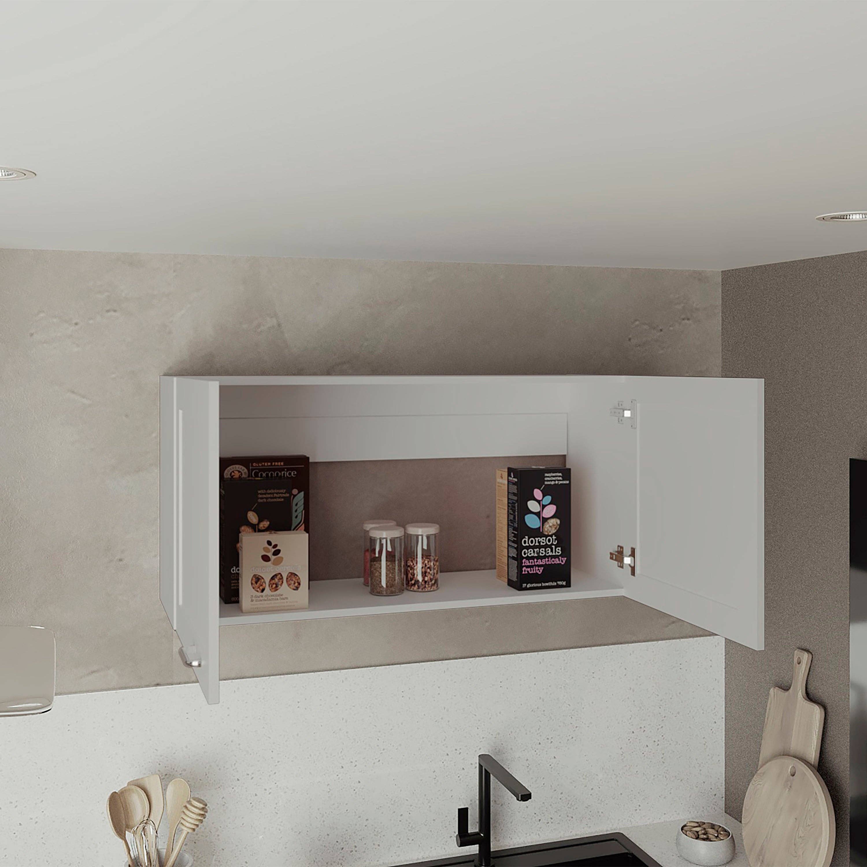 TUHOME FURNITURE – wholesale Skåp – Väggskåp Zürich, Två Dörrar, Stor Låda8