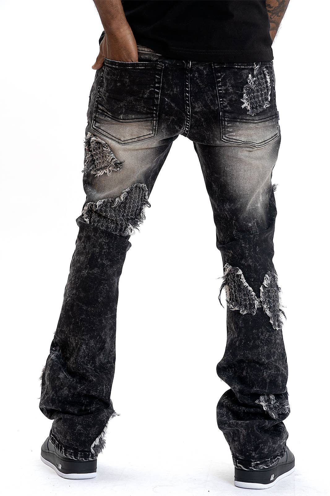 M1978 Romano Stacked Jeans - Black for wholesale on Faire2