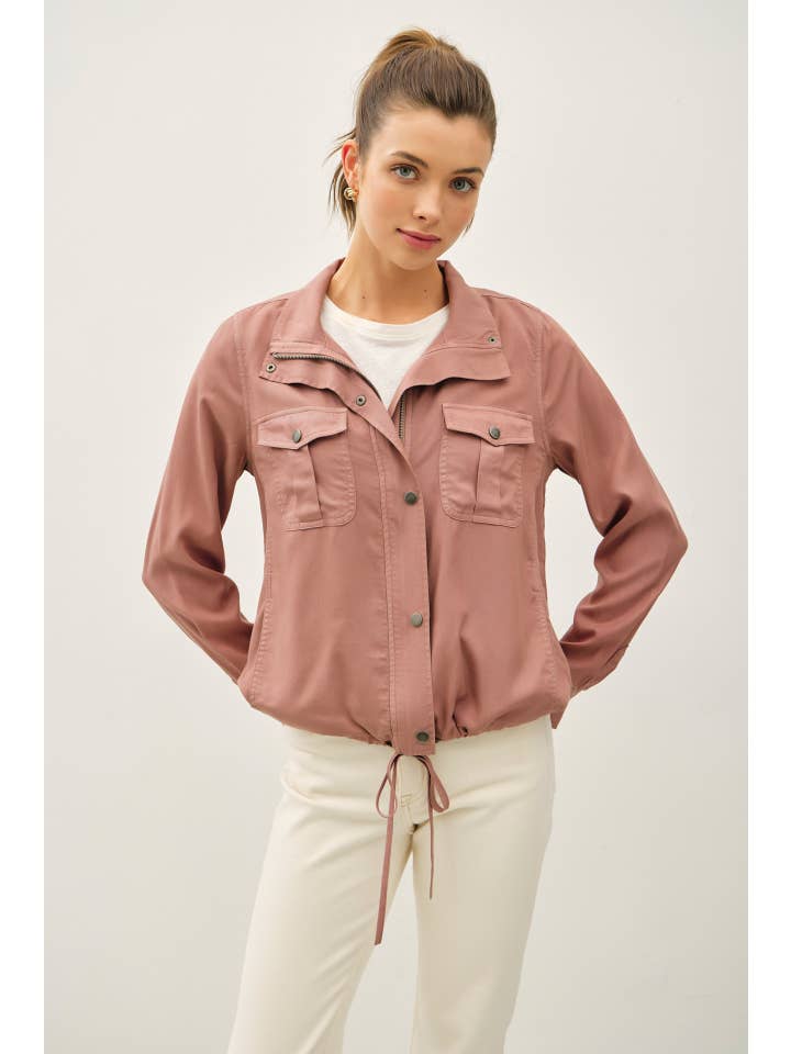 Be Cool - Wholesale Jacket - Women's - CLASSIC UTILITY ZIPPER SAFARI JACKET4