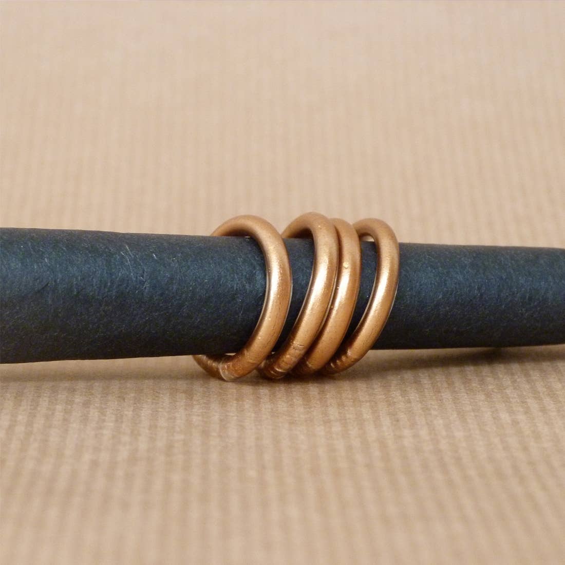 BAAN - Wholesale Band/Stacked Ring - Official Brand - Copper Buddhist Ring3