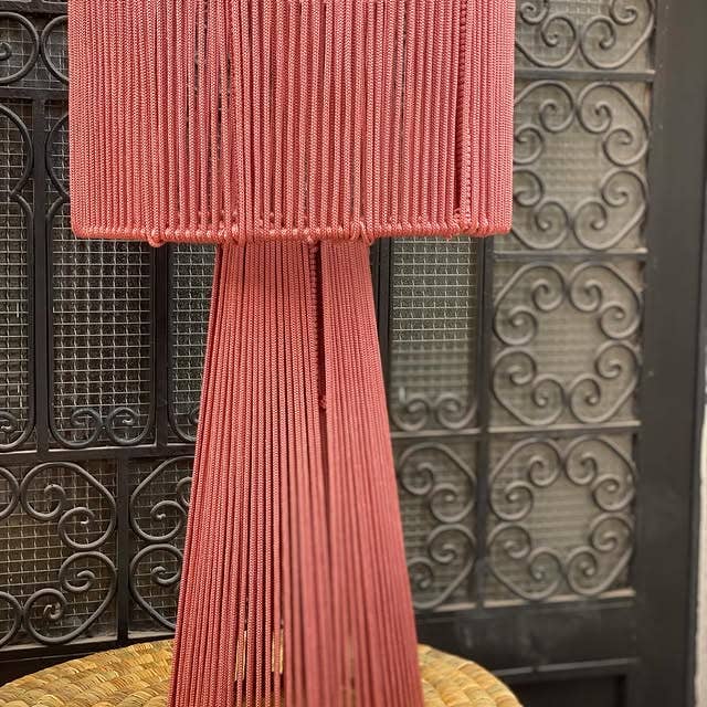 martitec - Vendita all'ingrosso Lampada da scrivania/d'accento - lampada marcia lampada naturale marcia, paralume in rafia,1