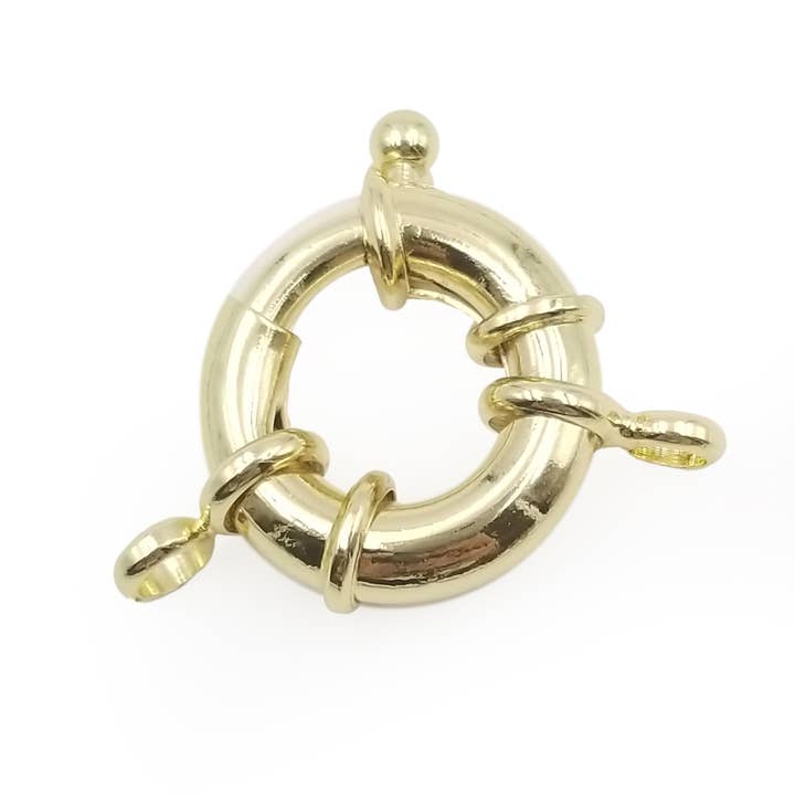 Beads Creation - Wholesale Clasp - Sailor's Clasp, Large Spring Ring Clasp, CL445