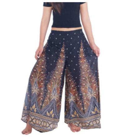 Studio 12 Collective (previously Ethnic Lanna) – Großhandel Hose – Damen – Set: 4er-Pack Palazzo-Hosen (verschiedene Muster)2