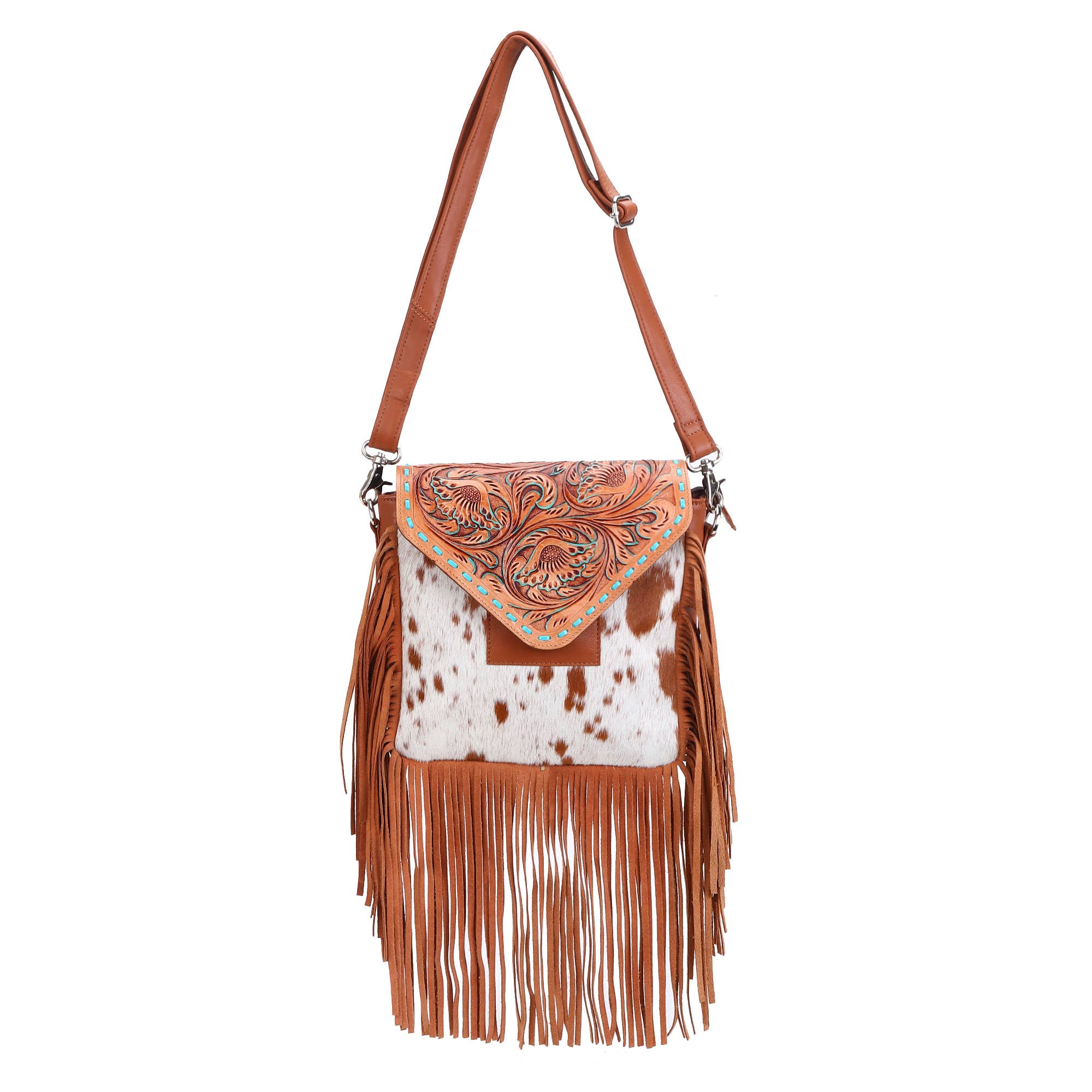 Sixtease Bags USA - Wholesale Crossbody Bag - Women's - Leather Cowhide Western Hand Tooled Women Crossbody Bag5