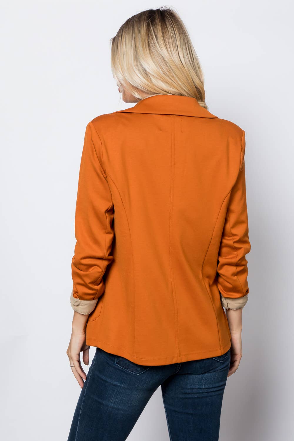 26 International - Wholesale Blazer - Women's - Ponte One Button Front /w Patch Pocket Blazer44