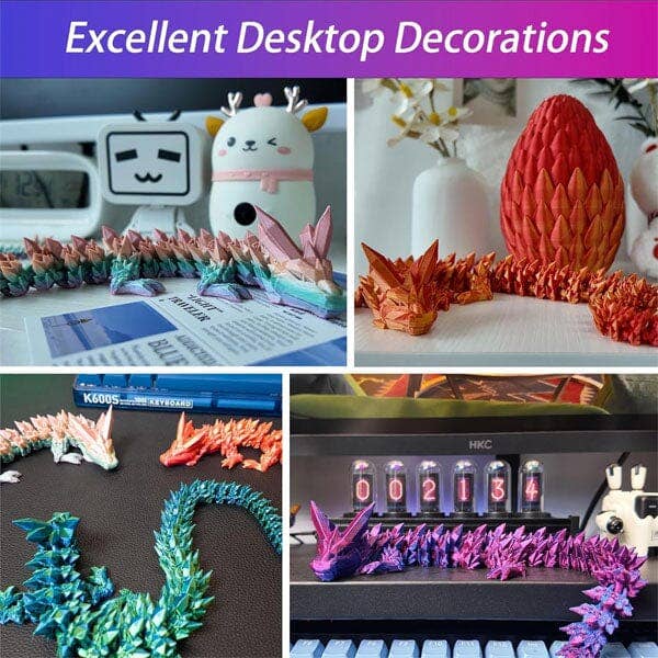 Showcase - Wholesale Fidget Toy - Kids - 3D Printed Dragon Scale Egg Fidget Toy (Multiple Colors)