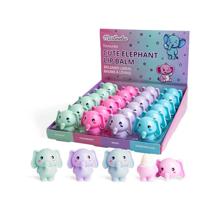 Martinelia Cute Elephant Lip Balm for wholesale by Aquarius Cosmetic SLU