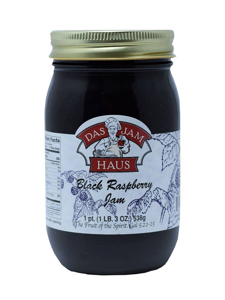 Confiture de framboises noires pour la vente par Das Jam Haus