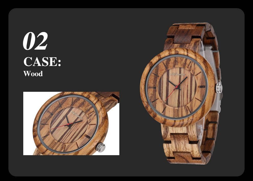 WoodWristCo - Wholesale Wrist Watch - Women's - Women's Watch Wooden Green Fashion Quartz Watch5