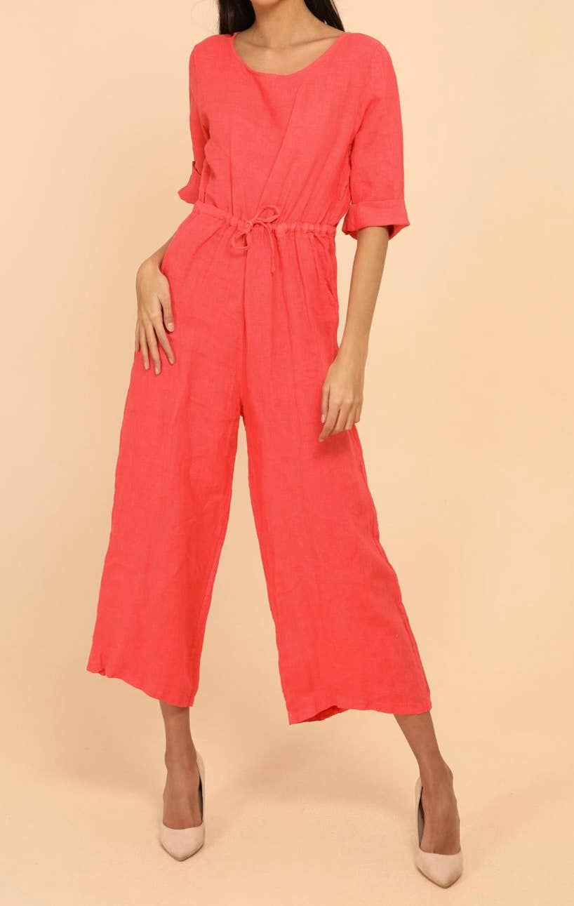 LÉA & LUC – wholesale Jumpsuit - Dam – Damoverall i 100% linne REF.716325