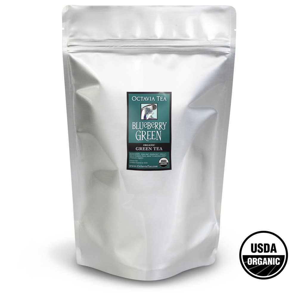 Octavia Tea - Wholesale Losse thee - Blueberry Green - Bio2
