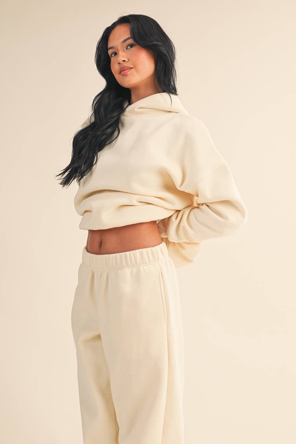 KIMBERLY C – Engroshandel Hoodie – Kvinder – Cozy Fleece oversize pullover hættetrøje44