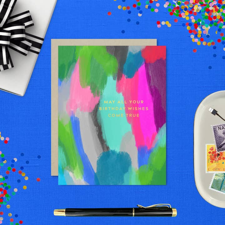 Barone and Co. - Wholesale Birthday Card - Painterly Birthday Birthday Card4