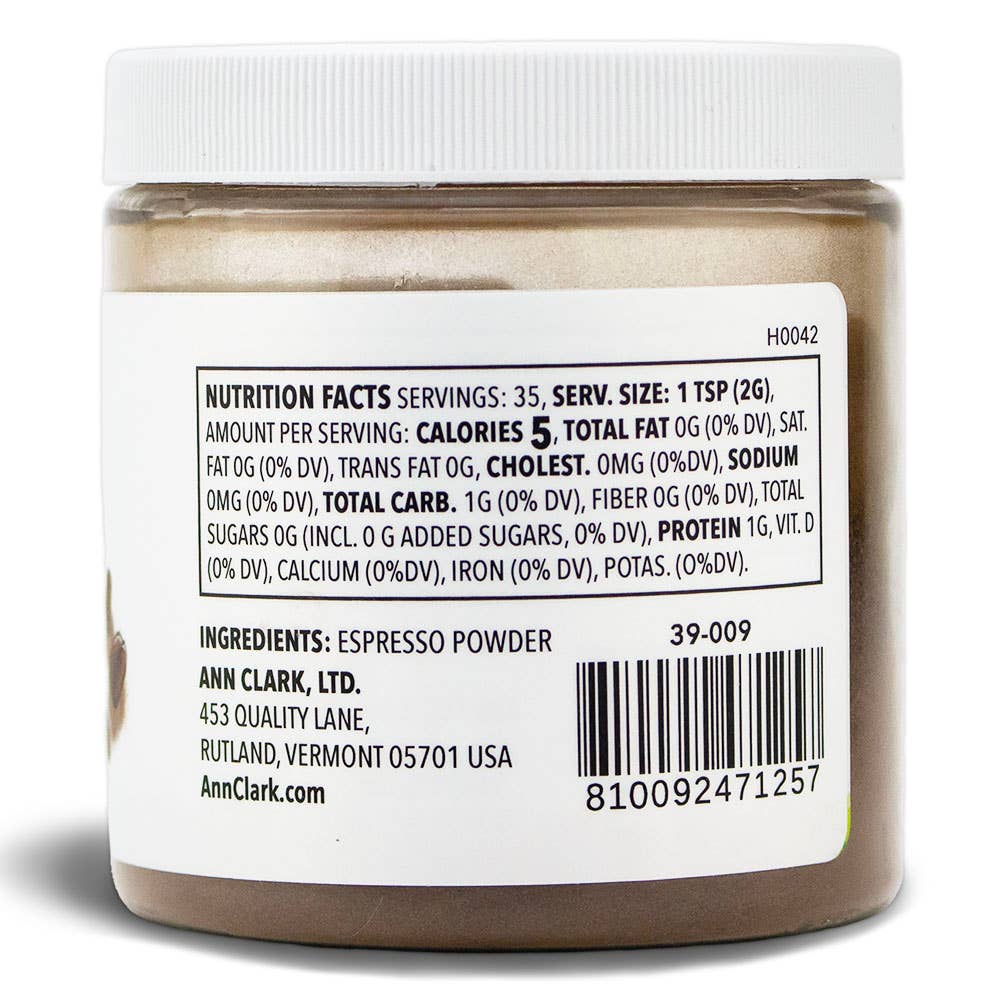 Ann Clark - Wholesale Baking Chocolate - Ann Clark Premium Espresso Powder, 2.5 oz7