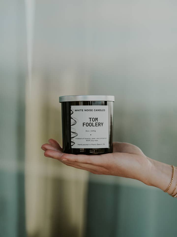 Tom Foolery for wholesale by White Noise Candles