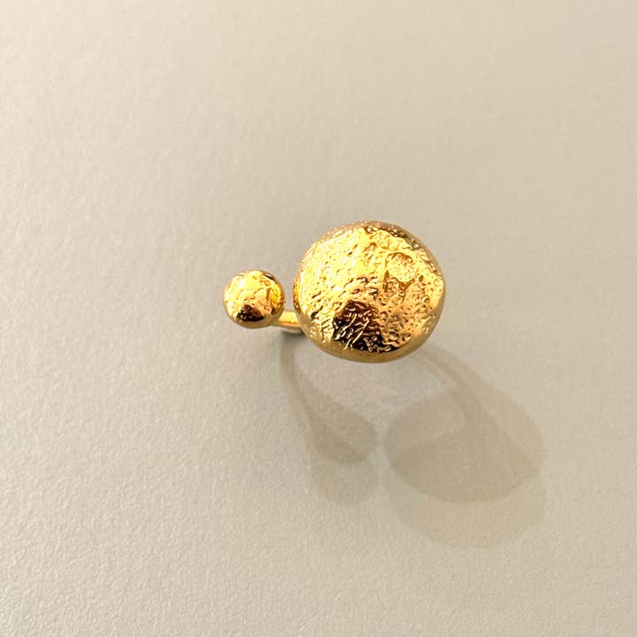 Cassette Barcelona – wholesale Band/stacked ring – Ollie Stainless Steel Adjustable Ring1