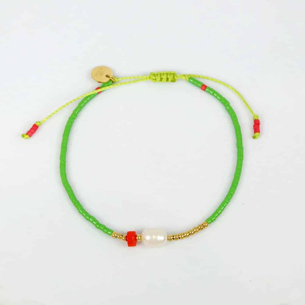 Les Cleias - Wholesale Beaded Bracelet - Élyra steel bracelet0