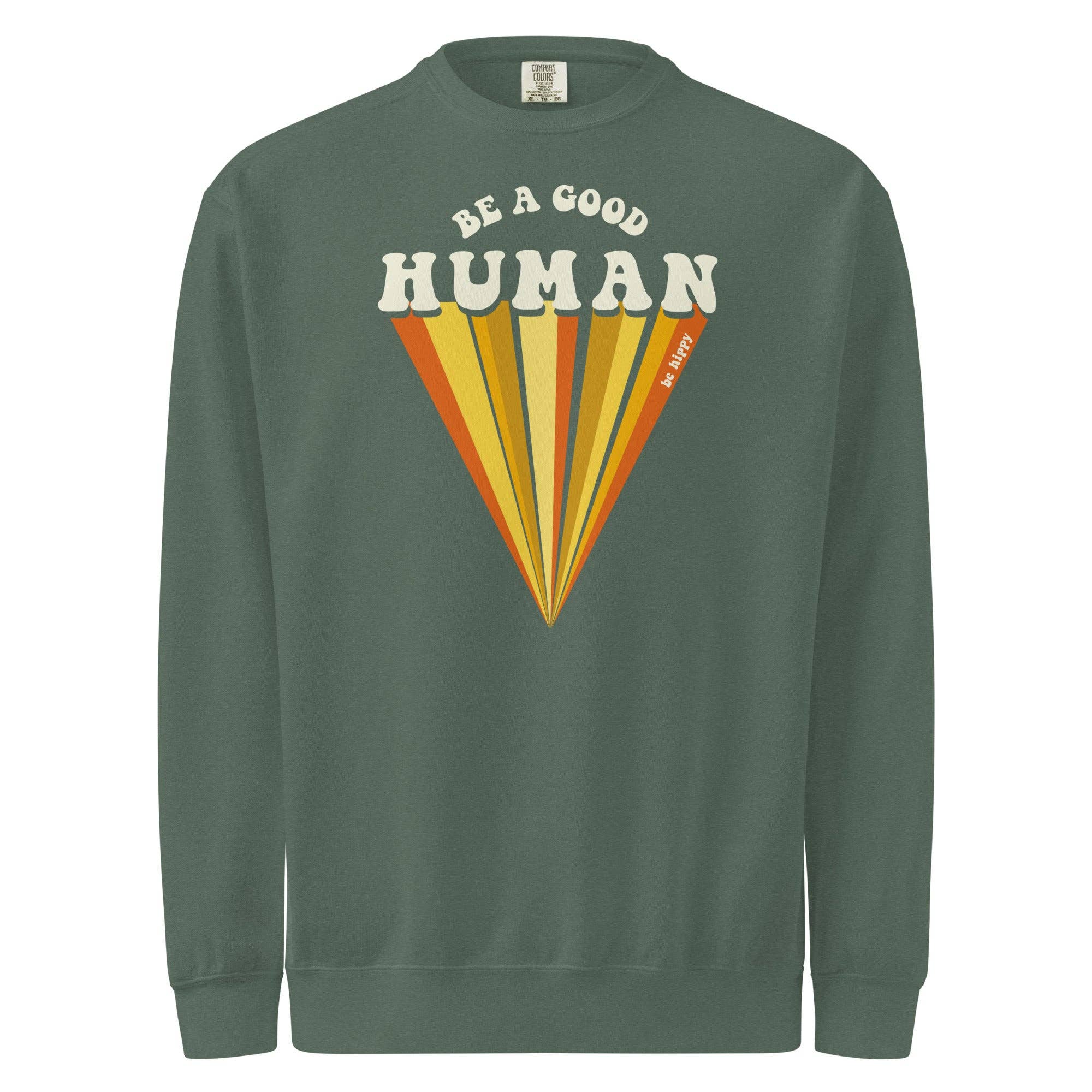 Be Hippy, LLC - Vente Sweat-shirt à imprimés – unisexe - Sweatshirt "Soyez un bon humain"4