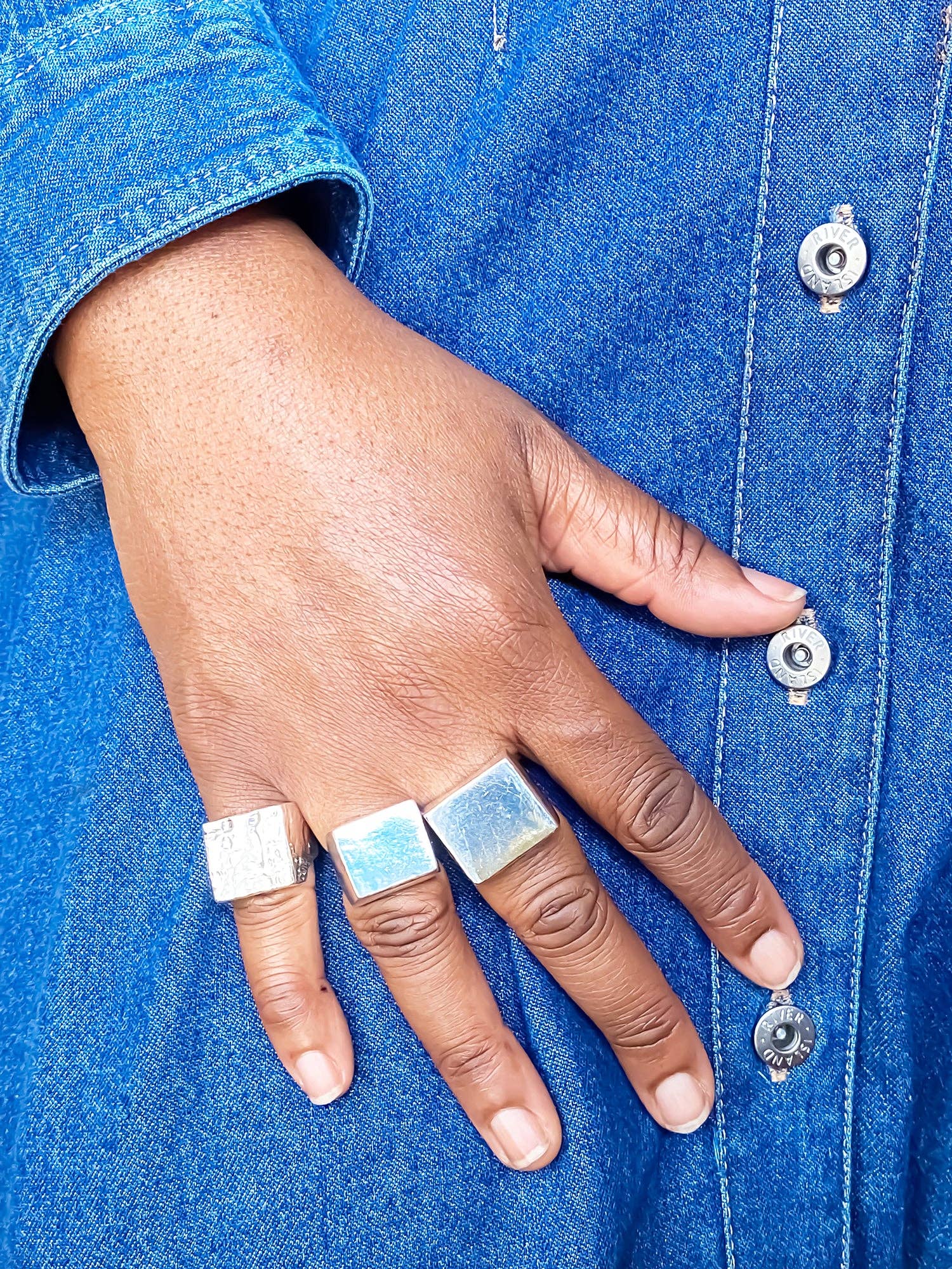 MOCA Jewellery - Wholesale Signet Ring - Small Square Signet Ring22