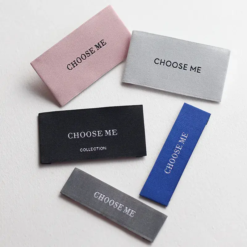 Multi Colored Personalized Clothing Labels - Perfect for Your Brand for wholesale on Faire0